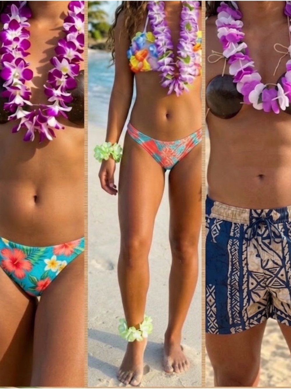 Hawaiian theme costume. Bottoms not included.